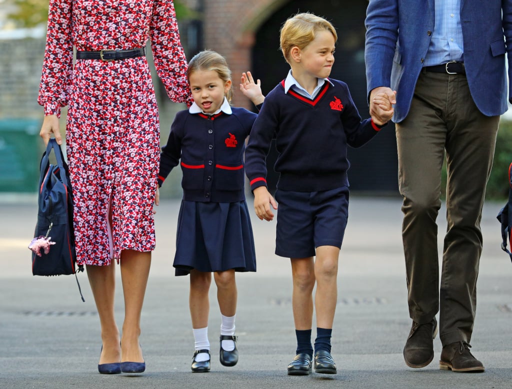 Princess Charlotte's First Day of School Pictures