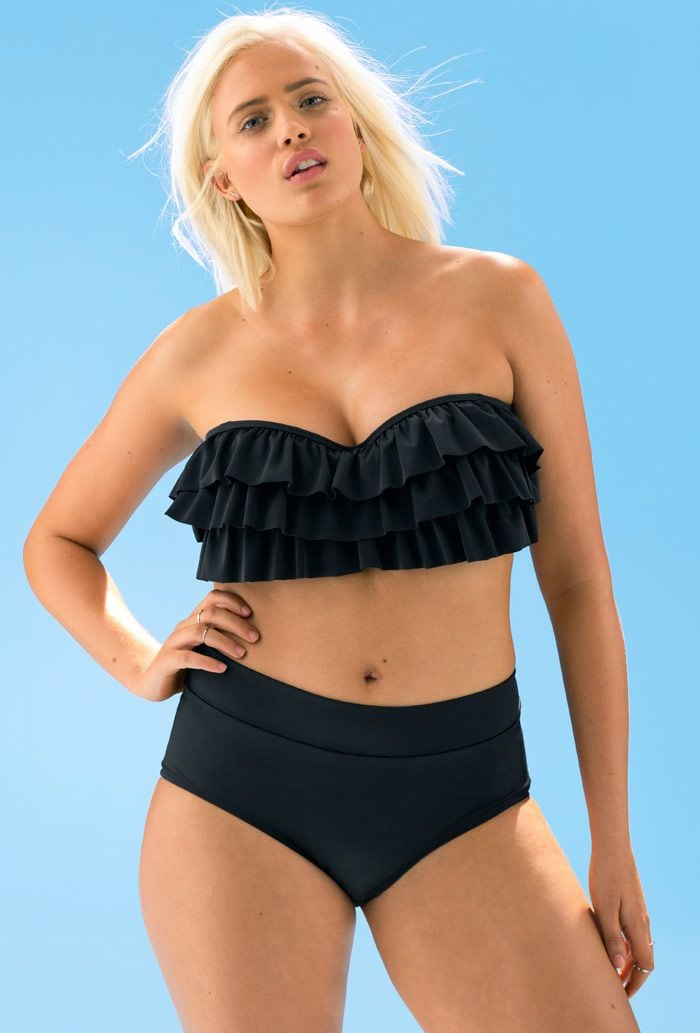 Swimsuits For All Heartthrob Black Underwire Bikini