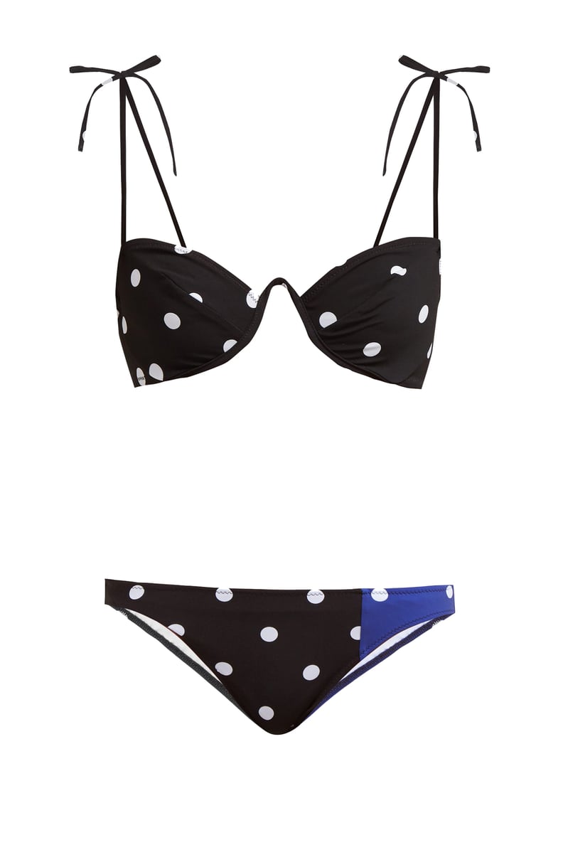 Araks Myryam Polka-Dot Underwired Bikini Top and Enil Bikini Briefs