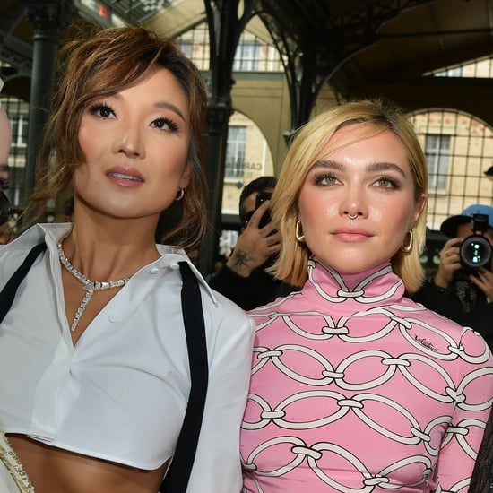 Florence Pugh Valentino Tie Dress at A Good Person Screening