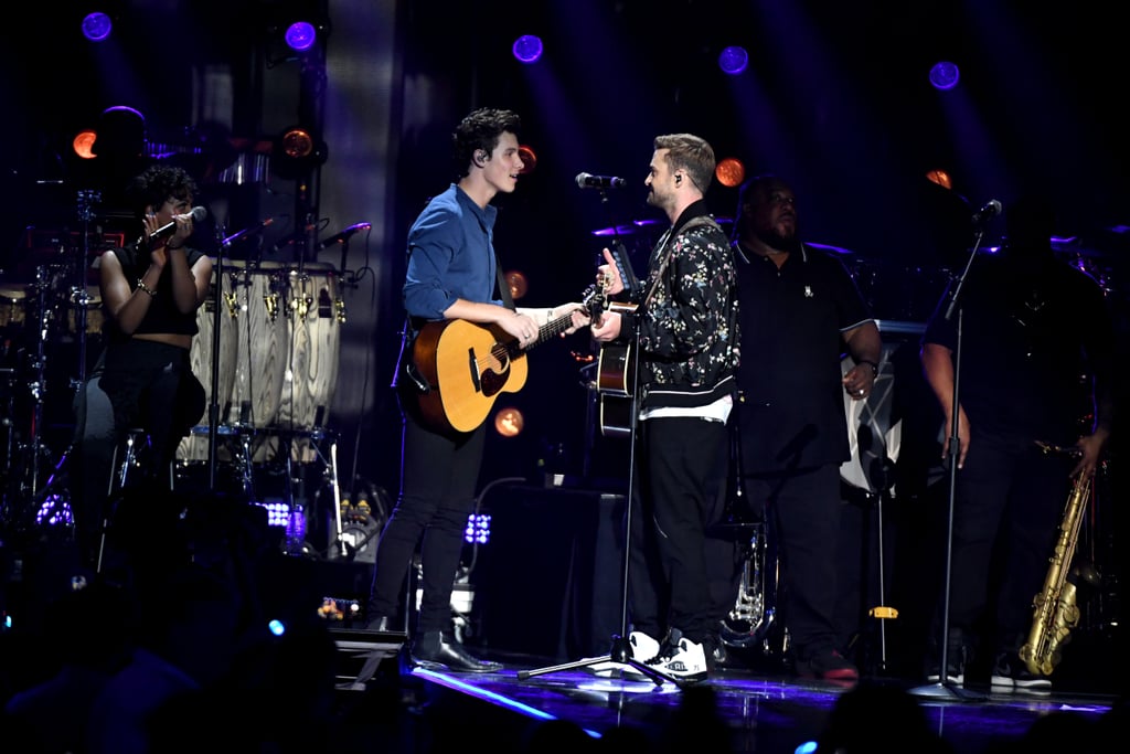 Justin Timberlake and Shawn Mendes iHeartRadio Performance