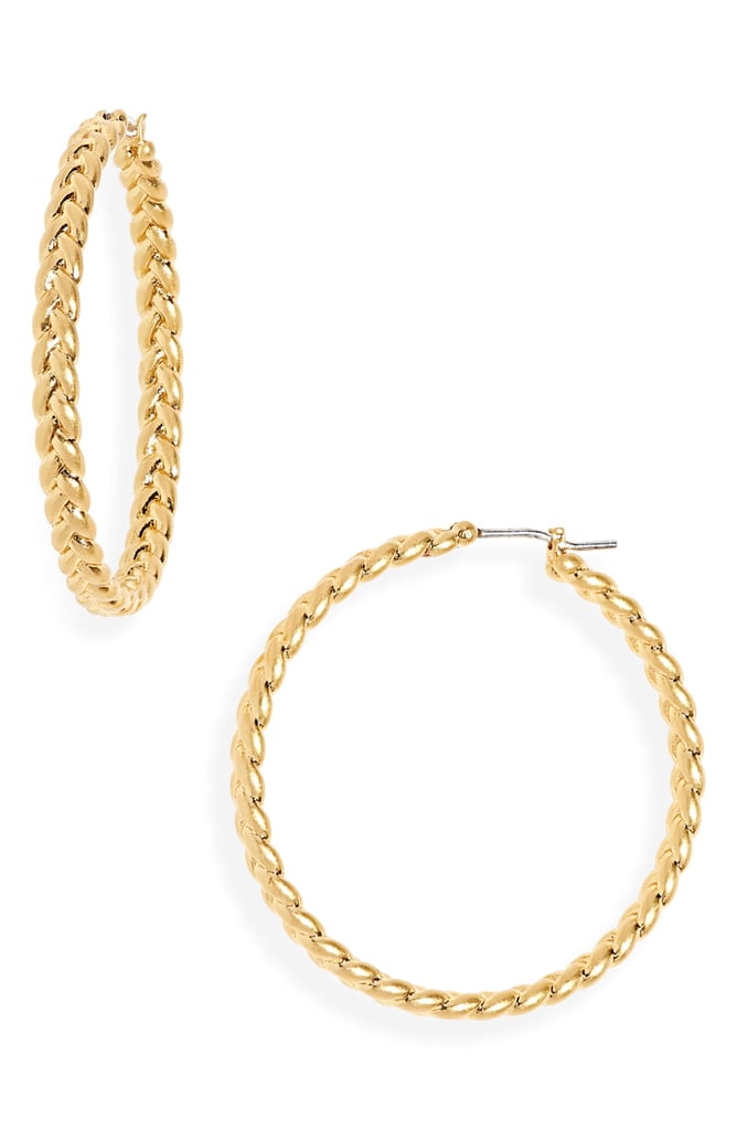 Madewell Braided Hoop Earrings