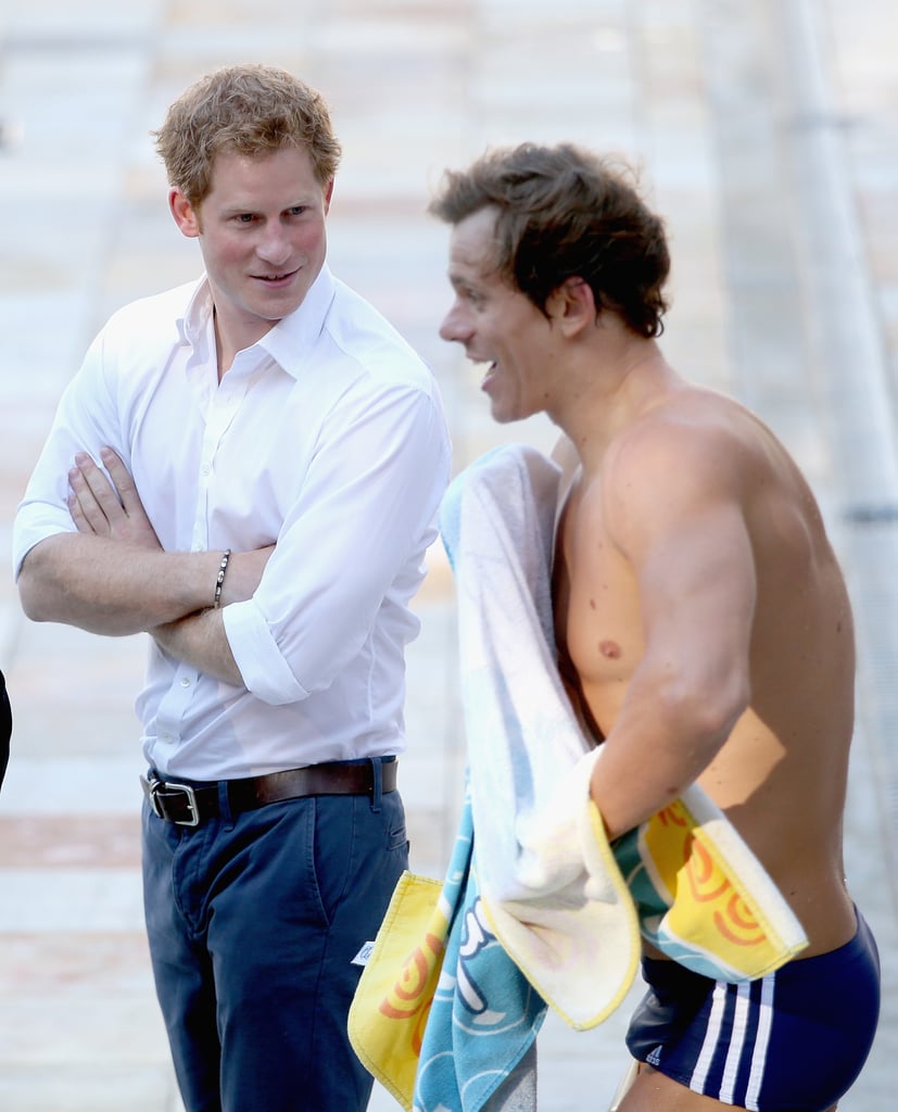 Prince Harry at the World Cup in Brazil