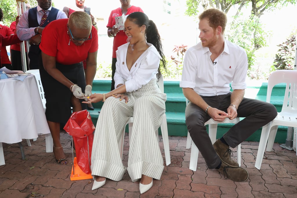 Prince Harry and Rihanna at Man Aware Event in Barbados