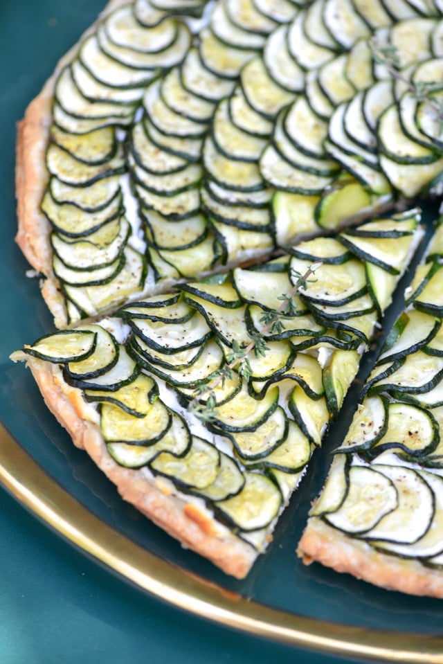 Zucchini and Goat Cheese Tart Summer Zucchini and Squash Recipes