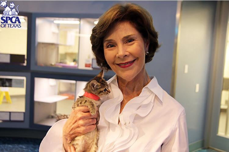 George W. Bush Adopts Puppy