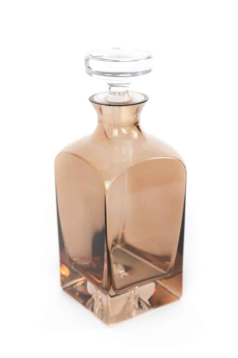 Estelle Colored Glass Decanter