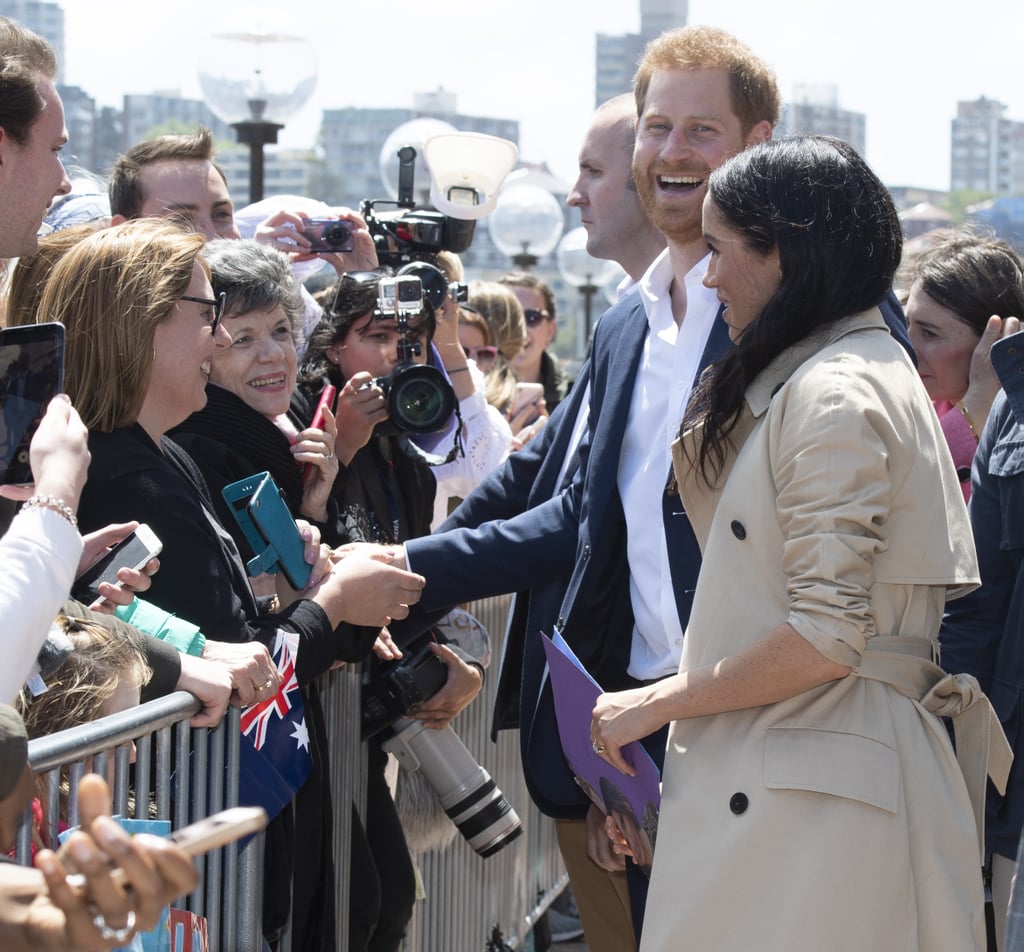 Prince Harry Meghan Markle Break Selfie Protocol in Sydney