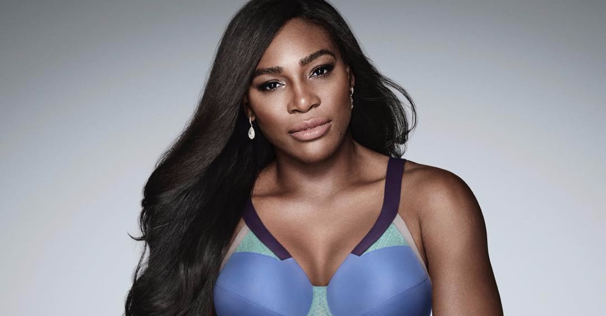 Serena Williams and models in Berlei sports bras - candid