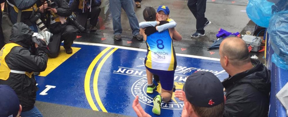 Man Proposes at Boston Marathon Finish Line