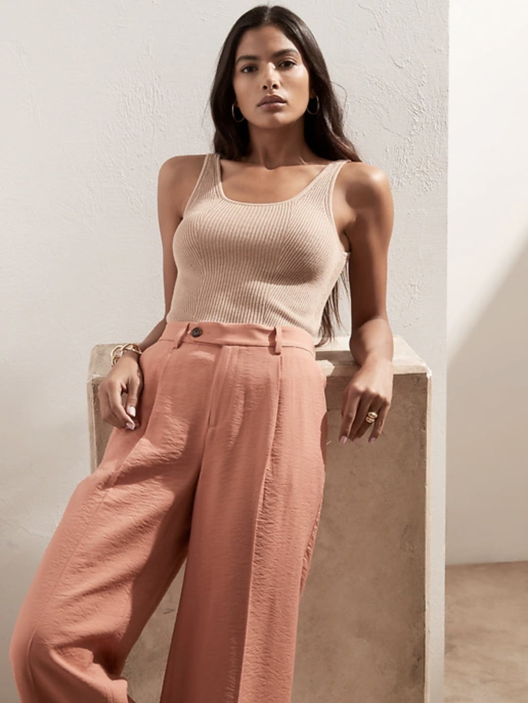 Wide-Leg LENZING™ ECOVERO™ Pants 