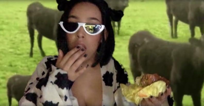 Doja Cat's "Mooo!" Music Video Beauty Looks