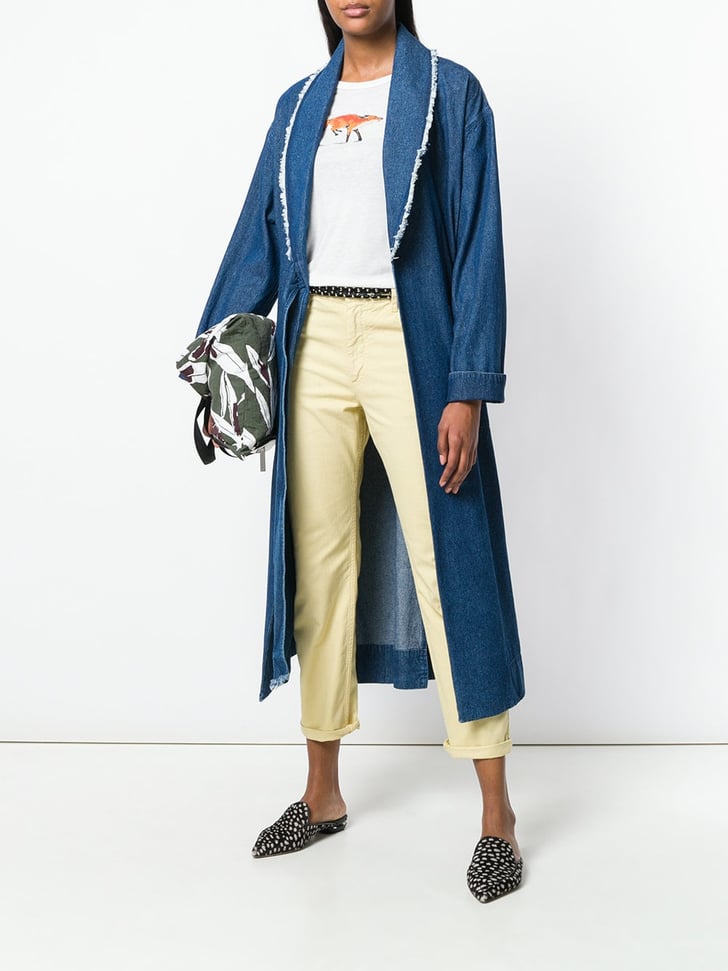 Raquel Allegra Denim Duster Jacket Priyanka Chopra s Denim Suit