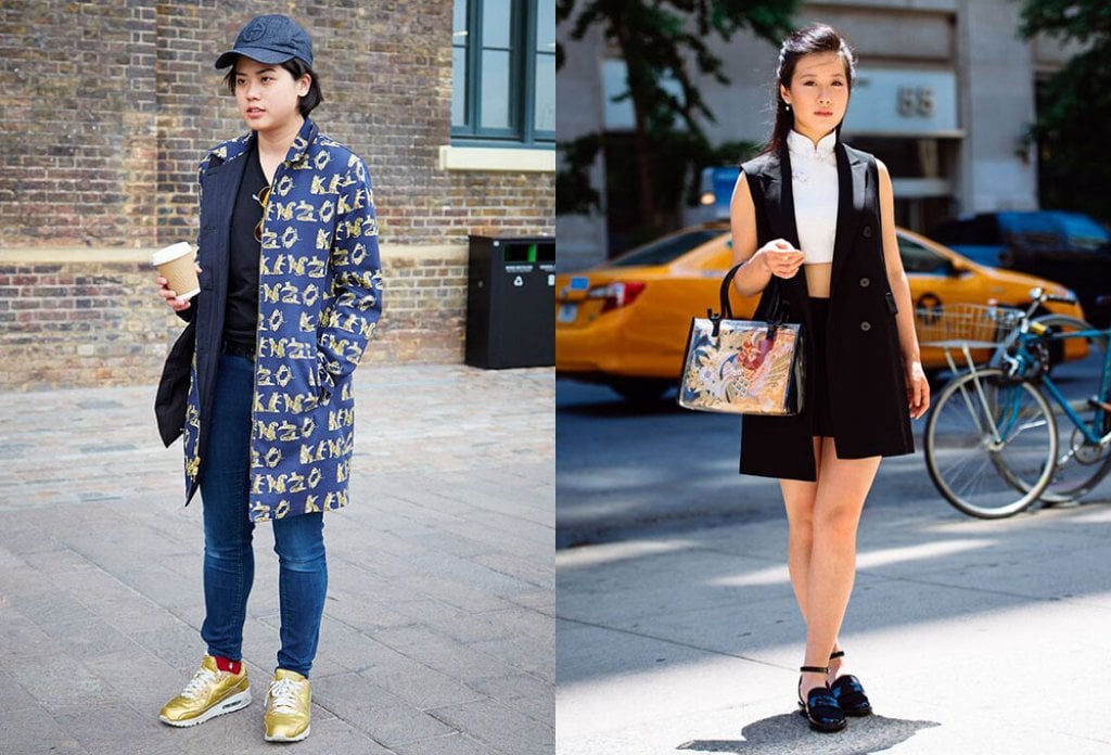 Left: Sarawadee, studying Product Design at Central Saint Martins
"Today someone told me 'I like your sneakers!' More compliments are what I want in the future."
Right: Zizi, studying Strategic Design and Management at Parsons School of Design
"I hope that my line will be well-received and take off!"