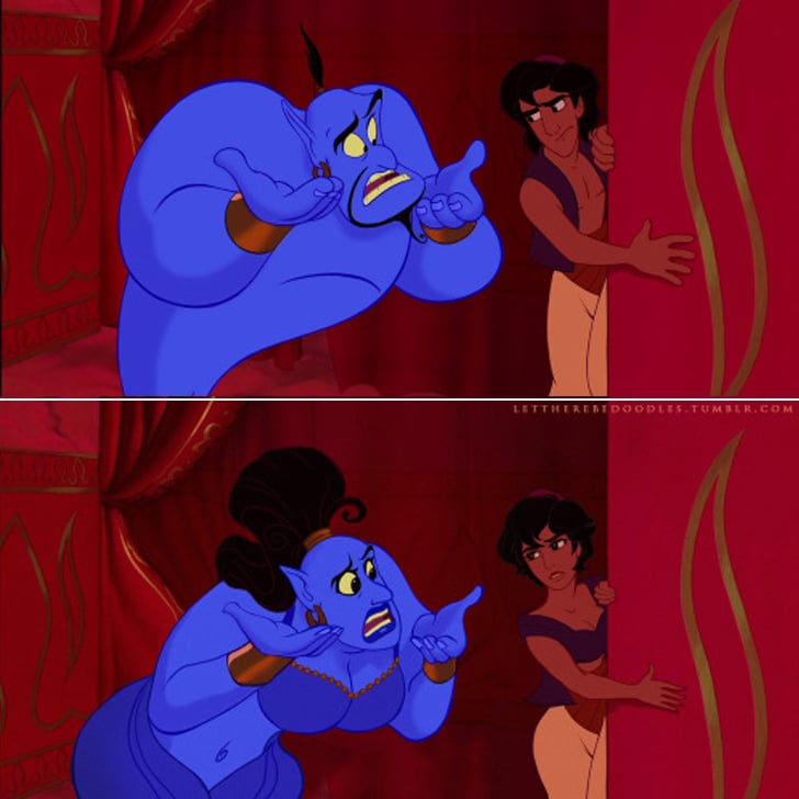 Genie and Aladdin