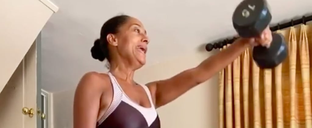 Tracee Ellis Ross Shares Her At-Home Workout on Instagram