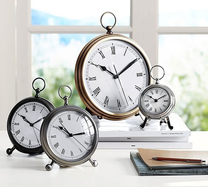 Pottery Barn Pocket Watch Clock