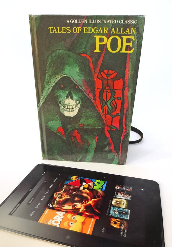 Edgar Allen Poe E-reader "Book" Case