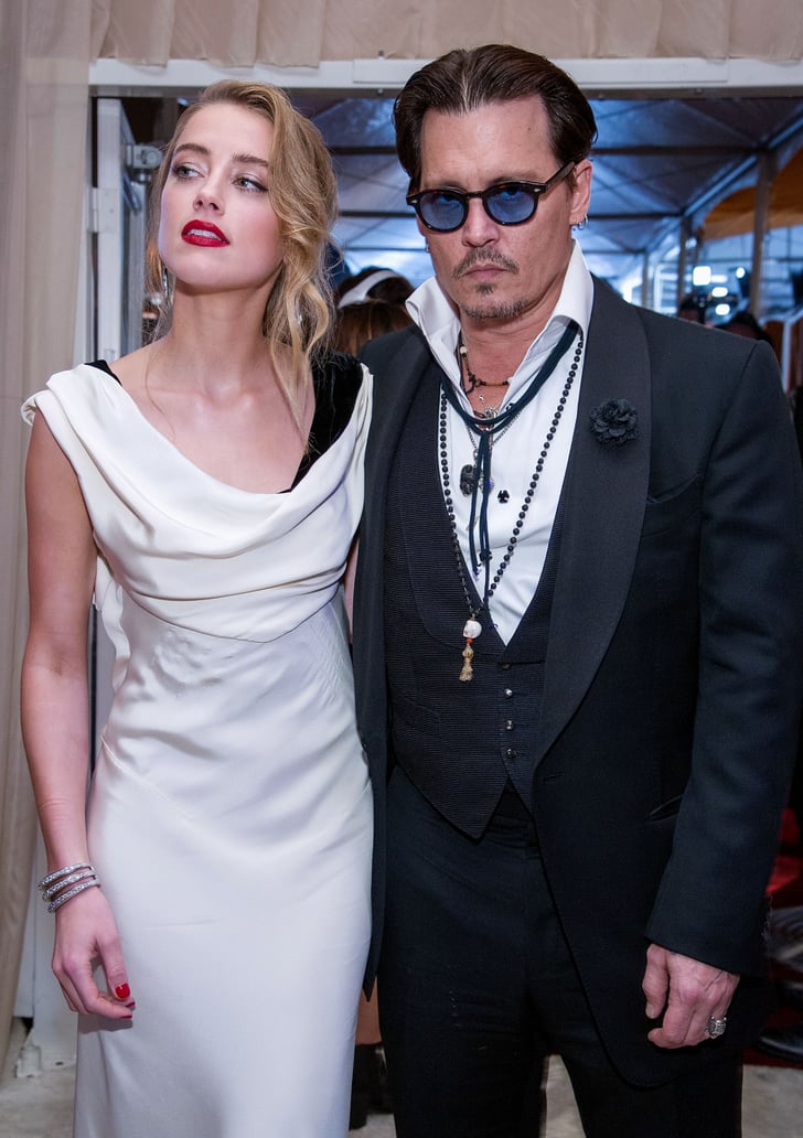 Johnny Depp Kissing Amber Heard At Art Of Elysium Gala 2015 Popsugar Celebrity Australia Photo 8