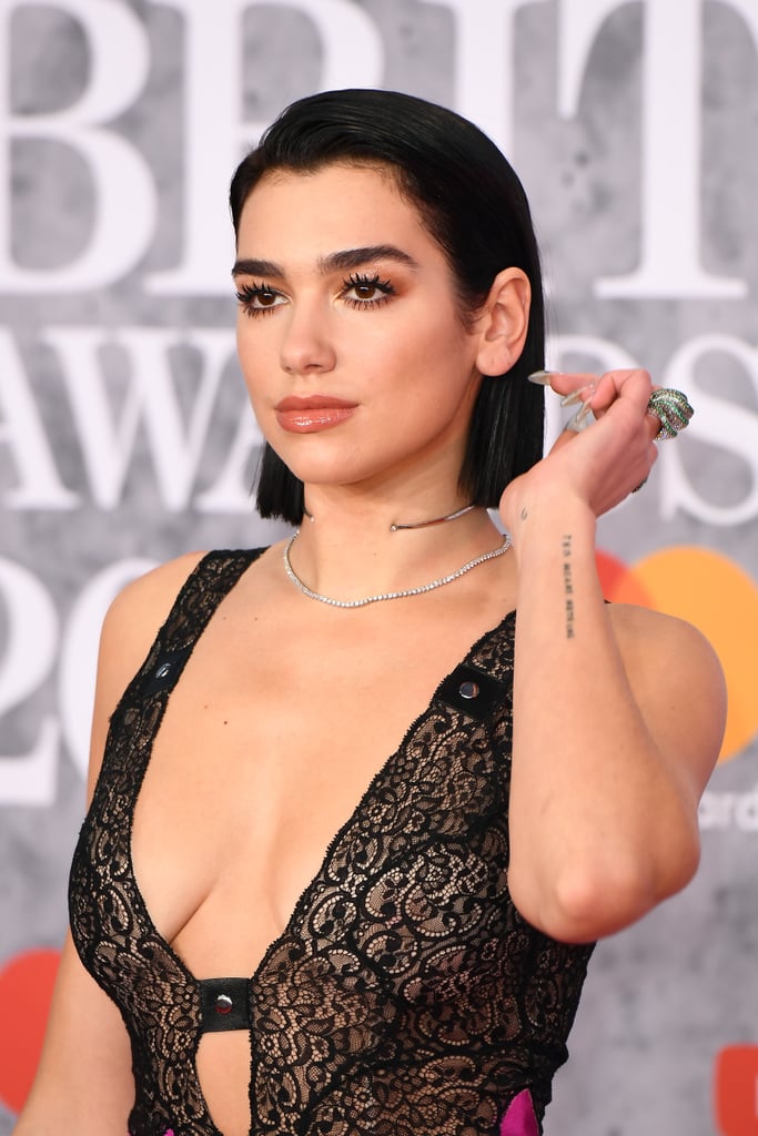 Dua Lipa's Christopher Kane Dress at the 2019 Brit Awards