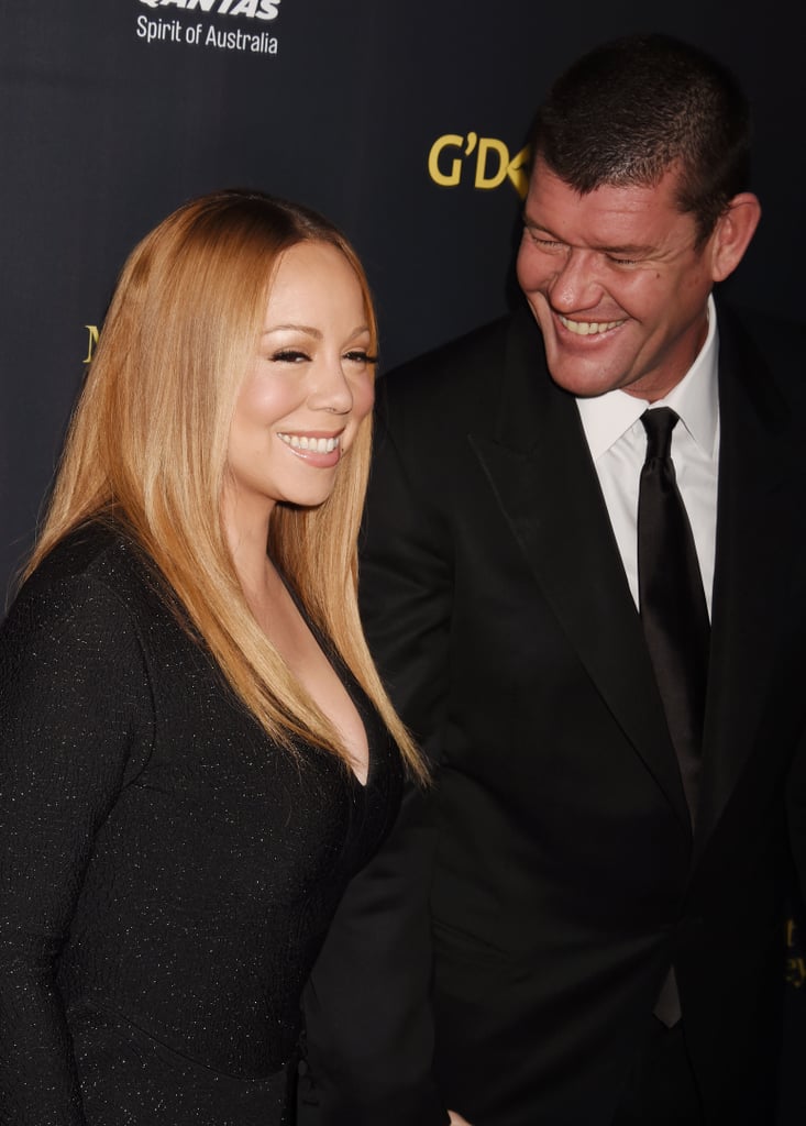 Mariah Carey and James Packer's First Appearance as Engaged