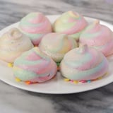 Unicorn-Poop-Inspired Meringues