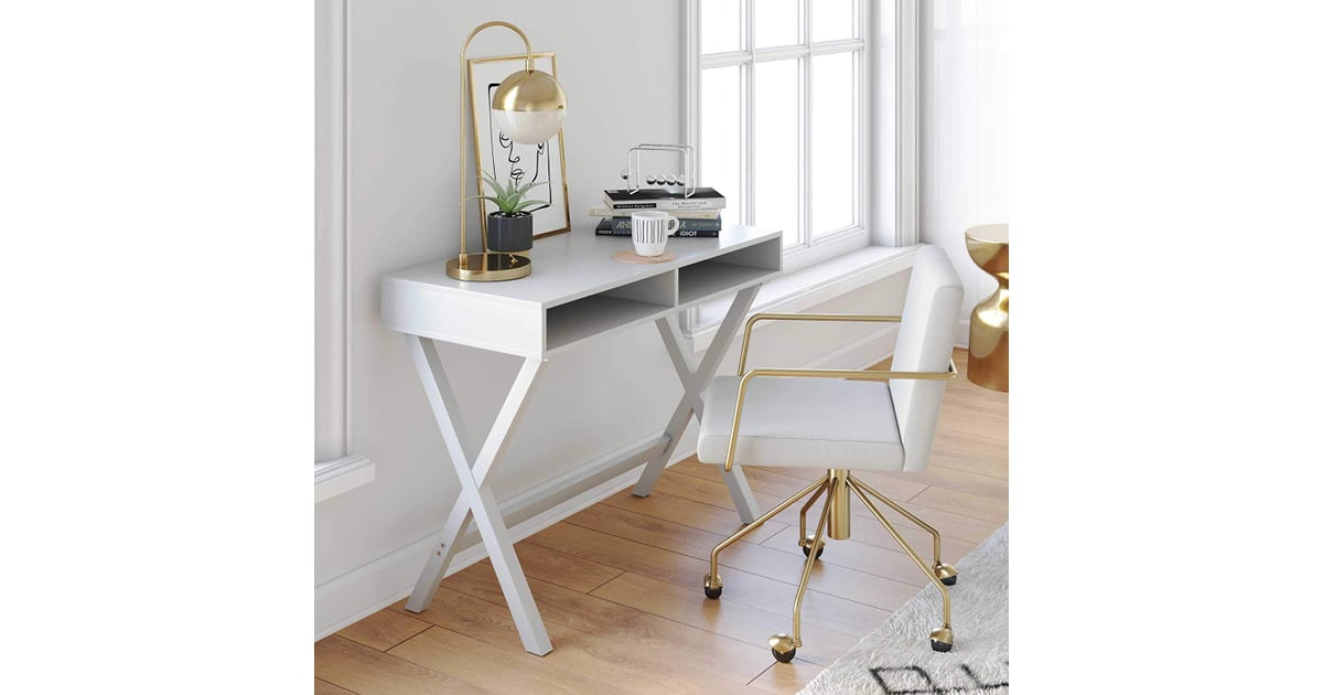 Nathan James Kalos Home Desk Best SpaceSaving Dorm Furniture