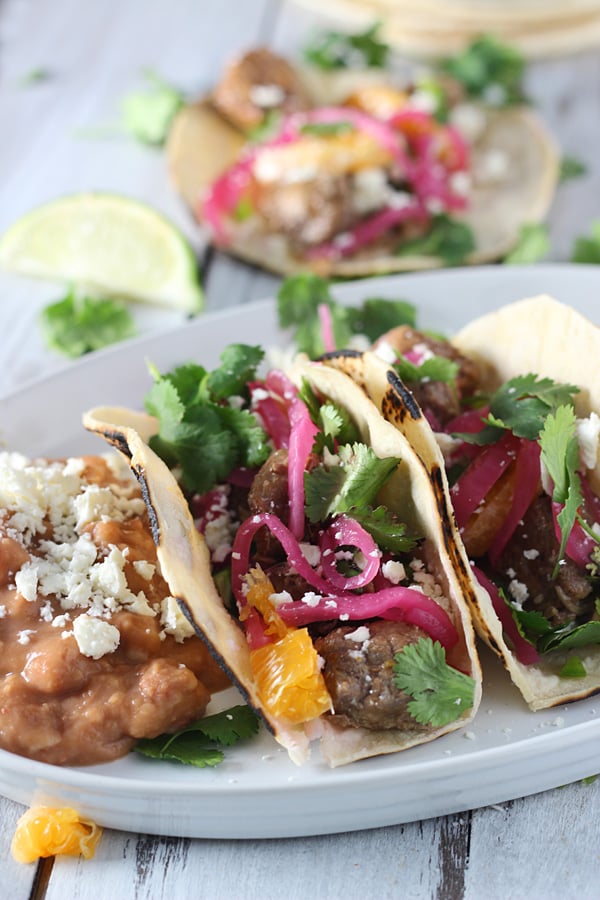 Pulled Pork Tacos With Cutie Salsa