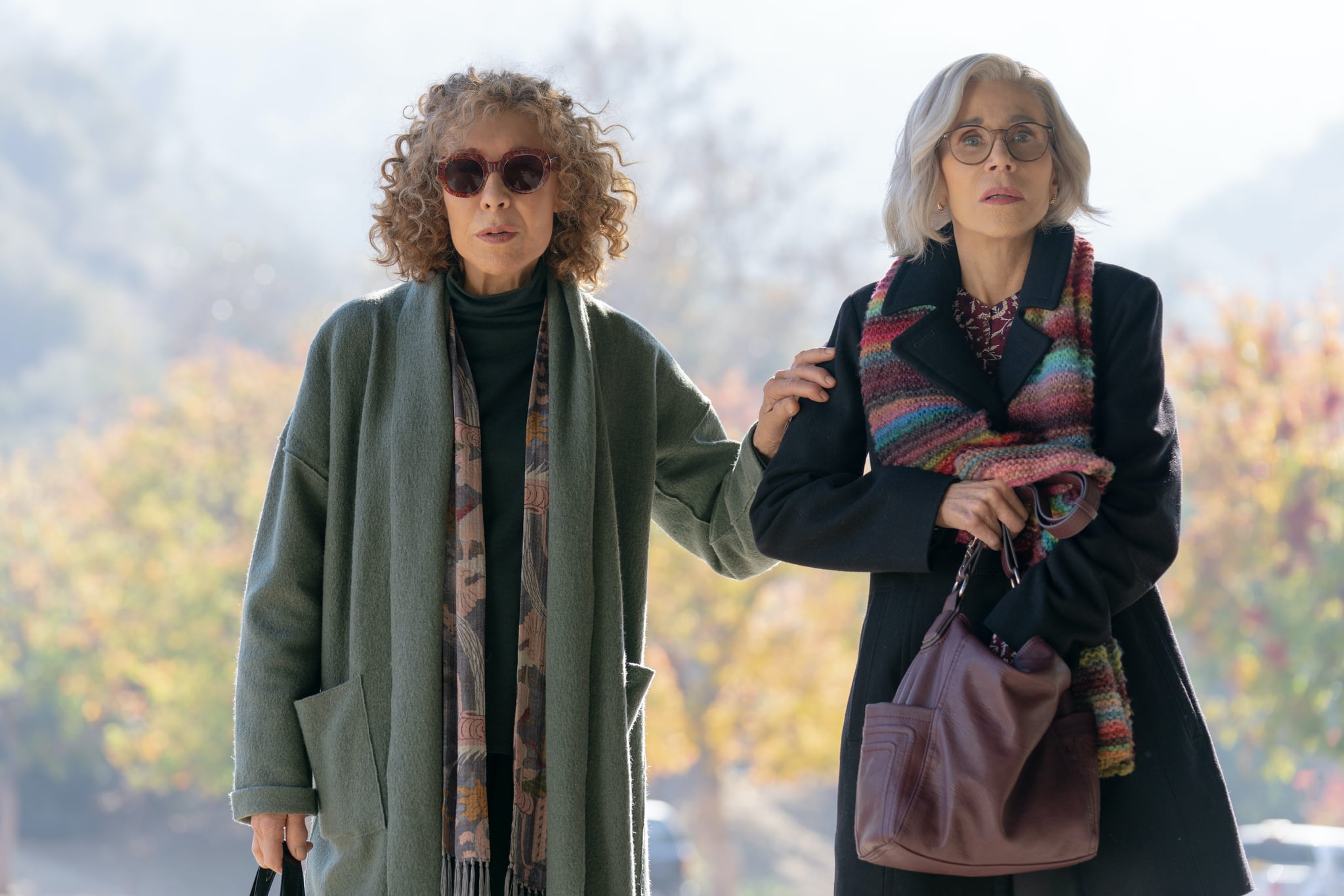 Lily Tomlin and Jane Fonds in Moving On