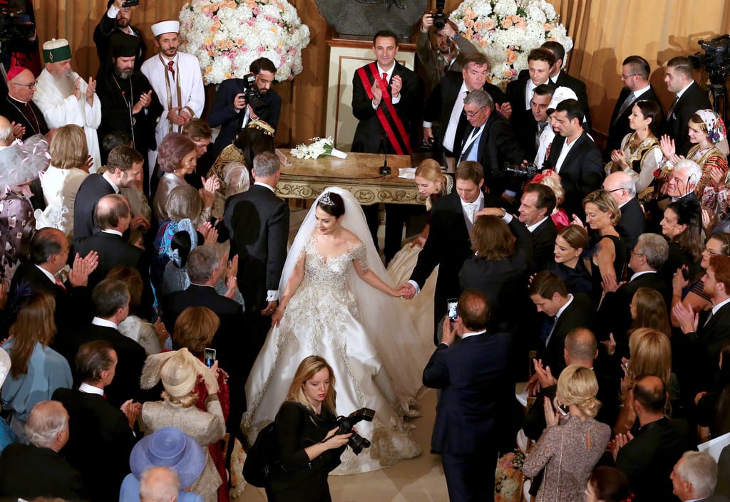 Crown Princess Elia of Albania's Wedding Dress