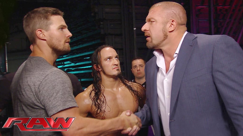 Backstage, he requested a proper match at SummerSlam.
