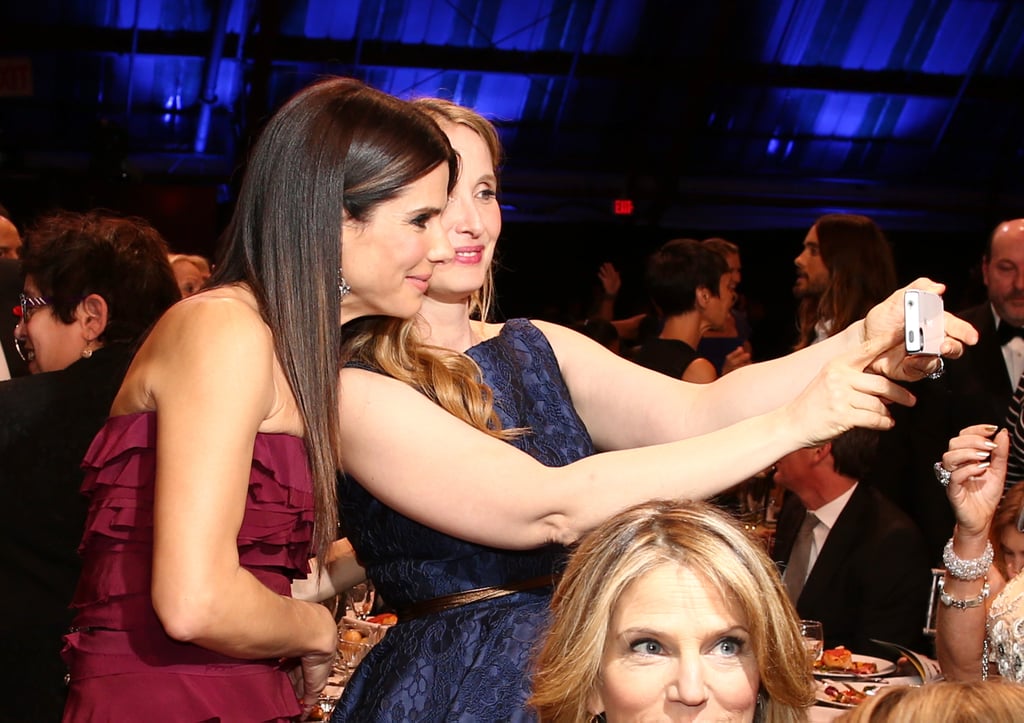 Sandra Bullock and Julie Delpy took a selfie at the Critics' Choice Awards.