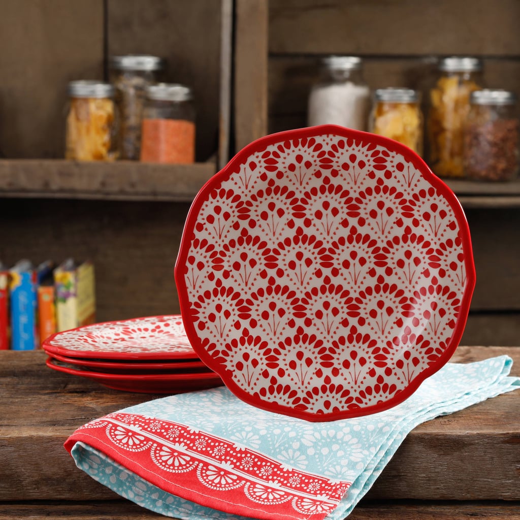 The Pioneer Woman Betsy 8.5" Salad Plate Set, Set of 4 ($18)