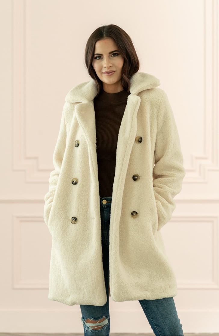 Rachel Parcell Faux Shearling Coat | Nordstrom Cyber Monday Sales and ...