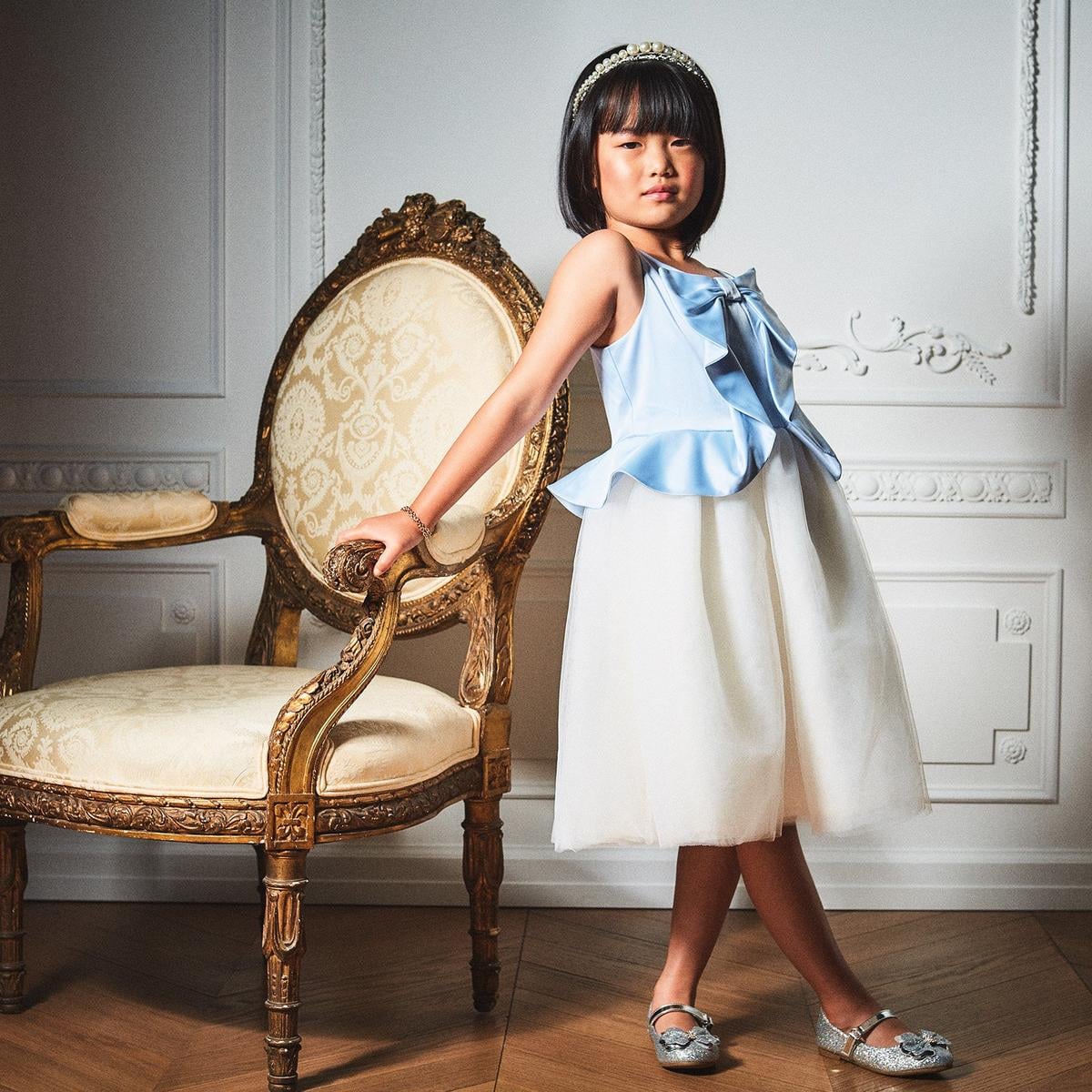 Janie and sale jack blue dress