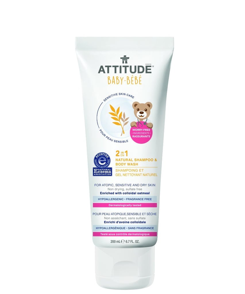 Attitude 2-in-1 Natural Shampoo & Body Wash Baby, Fragrance Free ($10)