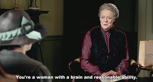 When she proves to be the master of the back-handed compliment.