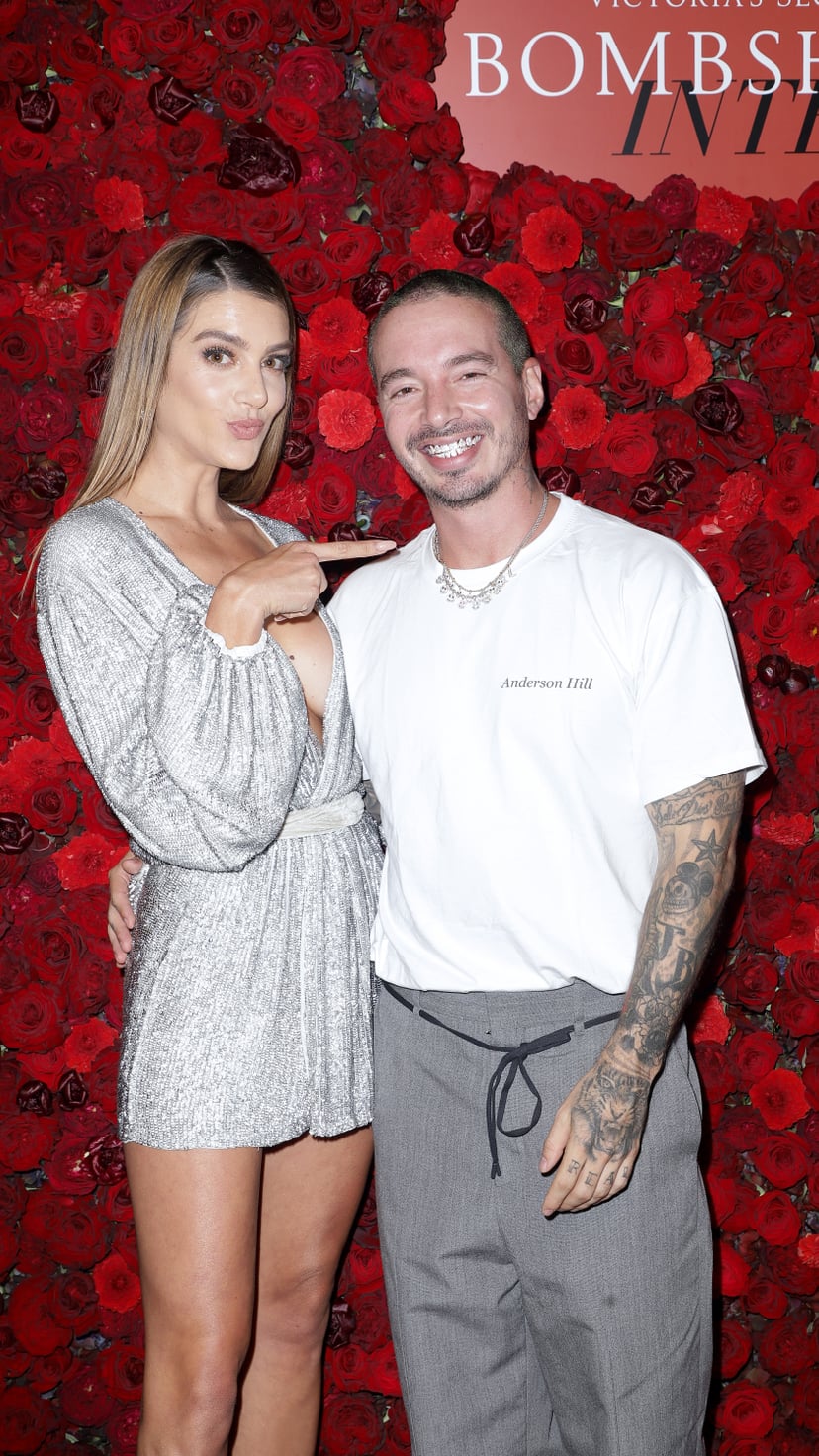 NEW YORK, NEW YORK - SEPTEMBER 05:  (EDITORS NOTE: Retransmission with alternate crop.) Valentina Ferrer and Jay Balvin attends Victoria's Secret Angel Sara Sampaio Hosts The Bombshell Intense Launch Party on September 05, 2019 in New York City. (Photo by
