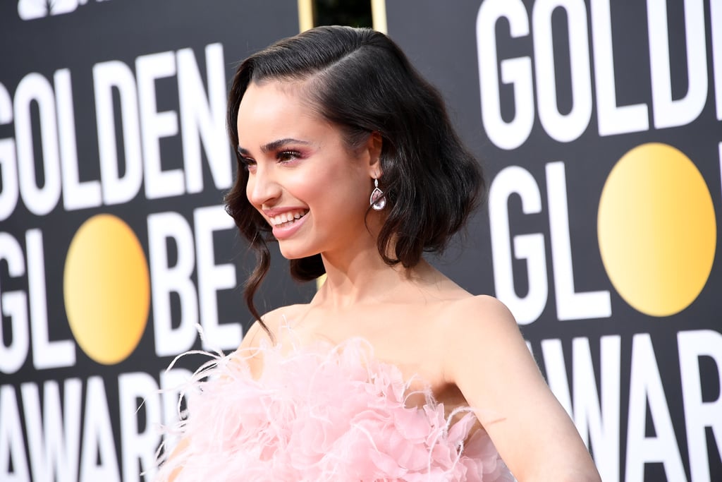 Sofia Carson Giambattista Valli Gown at Golden Globes 2020