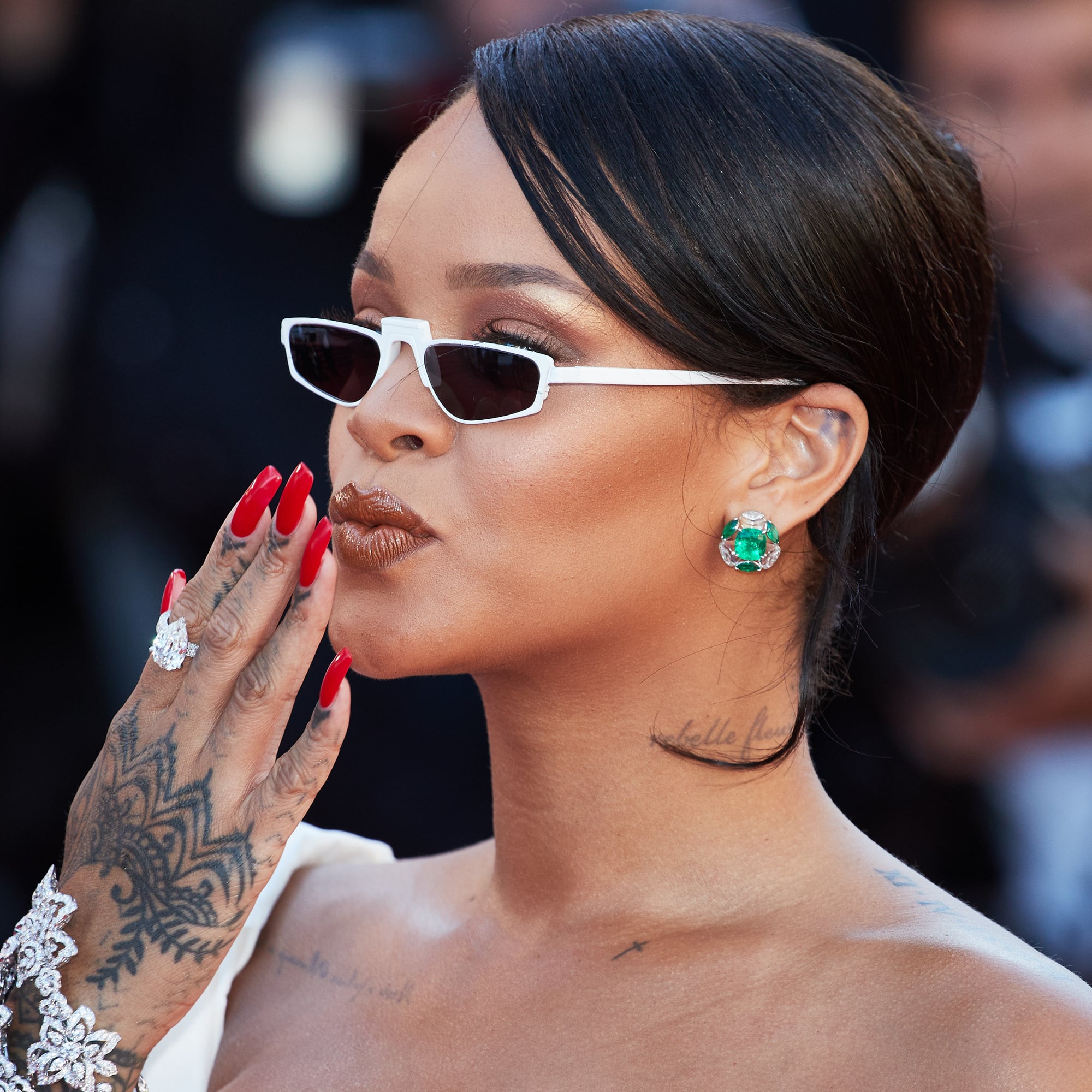 Rihanna's Tattoos and Meanings | POPSUGAR Beauty