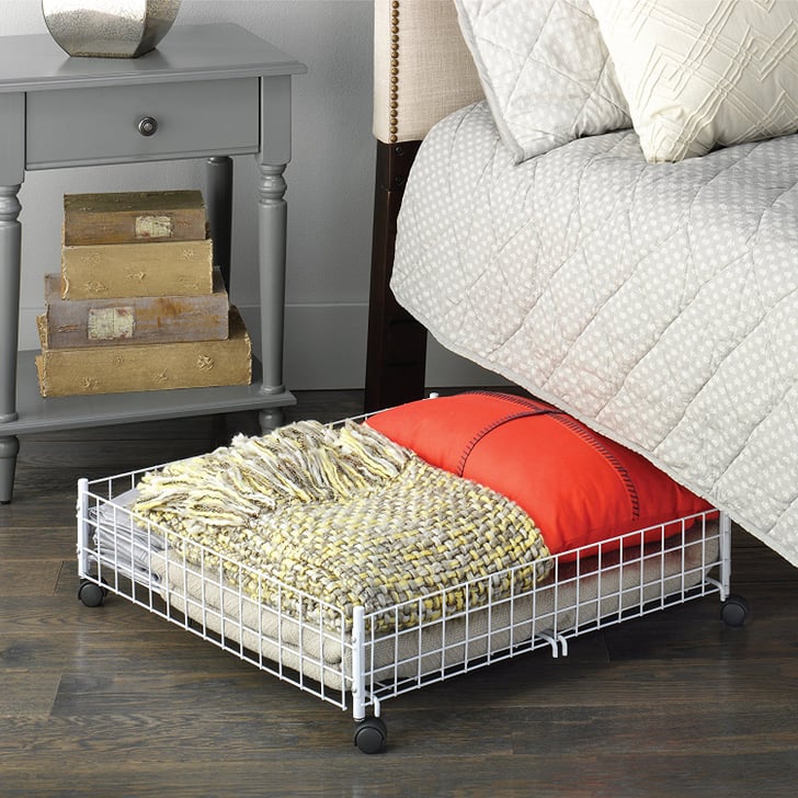 Whitmor Rolling Underbed Cart UndertheBed Storage POPSUGAR Family