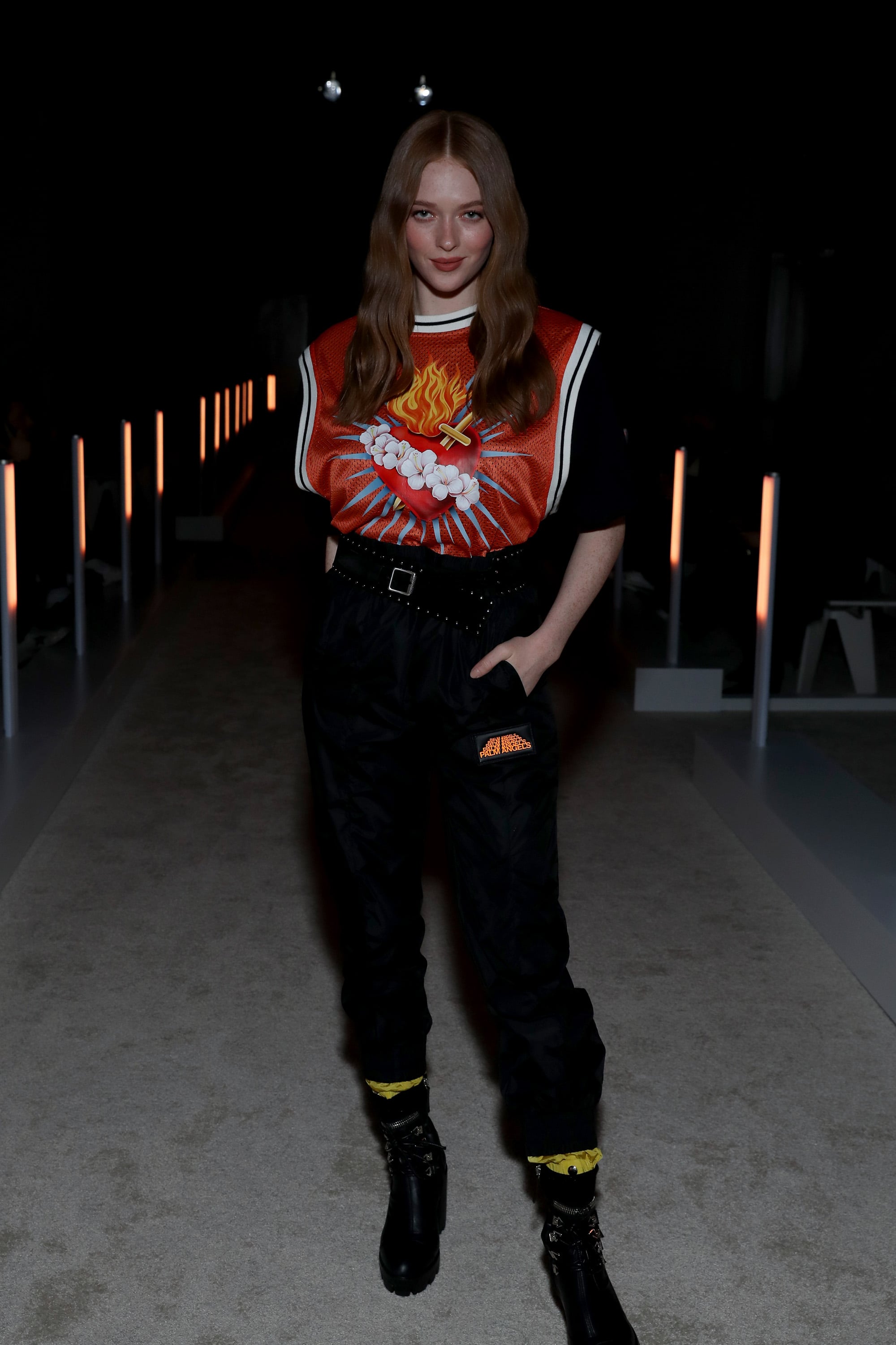 Larsen Thompson at the Palm Angels The Shows Fall 2020 Show