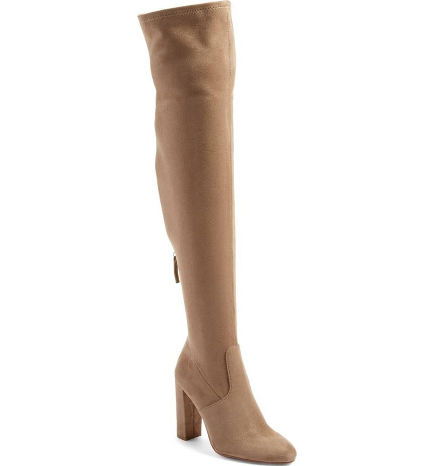 brinkley over the knee stretch boot steve madden