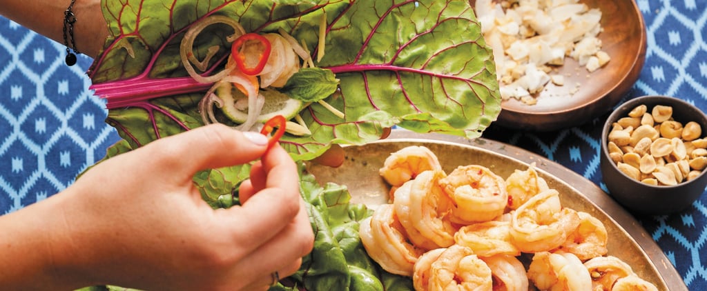 Thai Shrimp Swiss Chard Wraps
