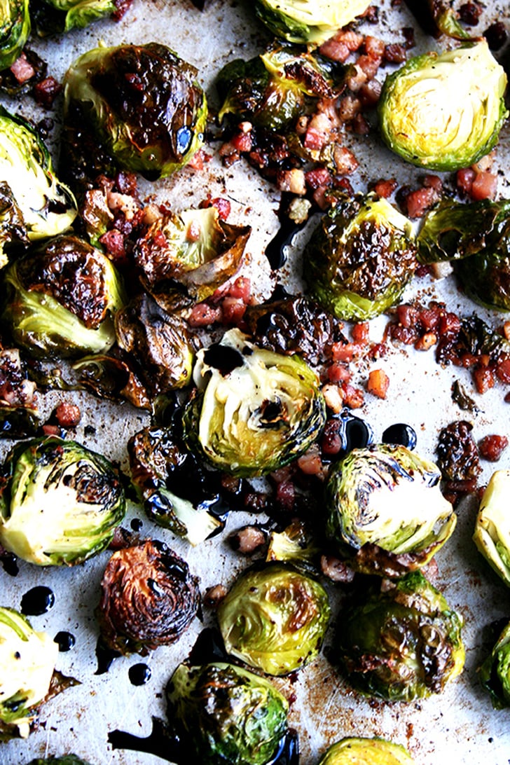 Roasted Brussels Sprouts With Pancetta and Balsamic The Best Ina