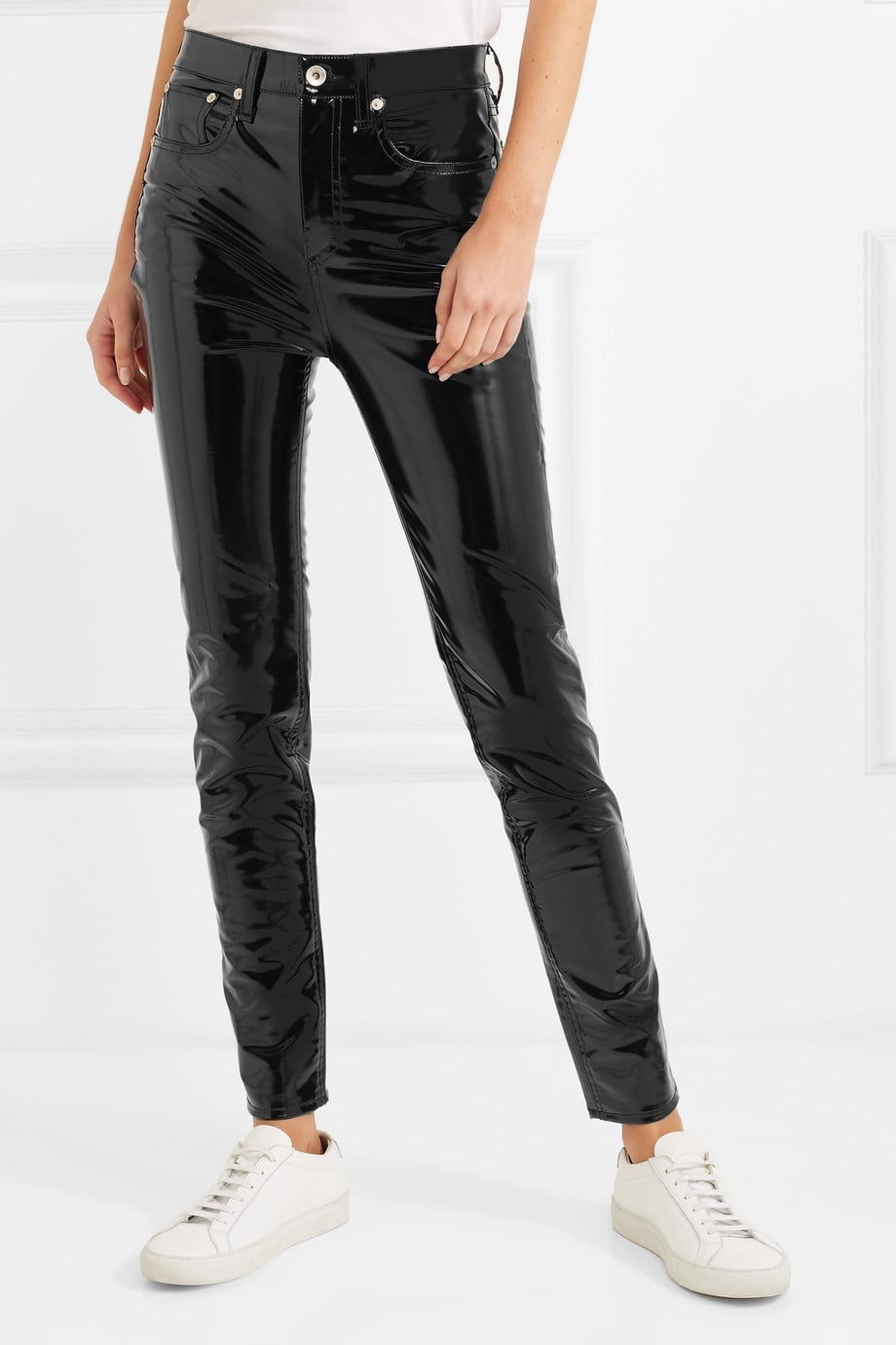 rag and bone vinyl pants