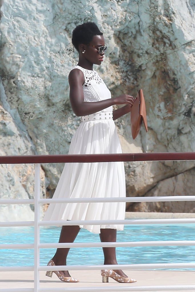 Lupita Nyong'o Twirls in Cannes Sunshine