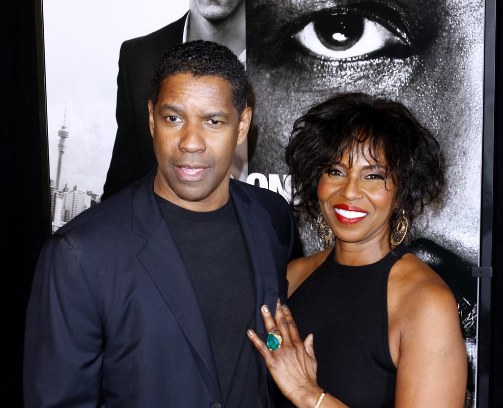 Denzel and Pauletta Washington | Long-Term Celebrity Couples | Pictures | POPSUGAR ...