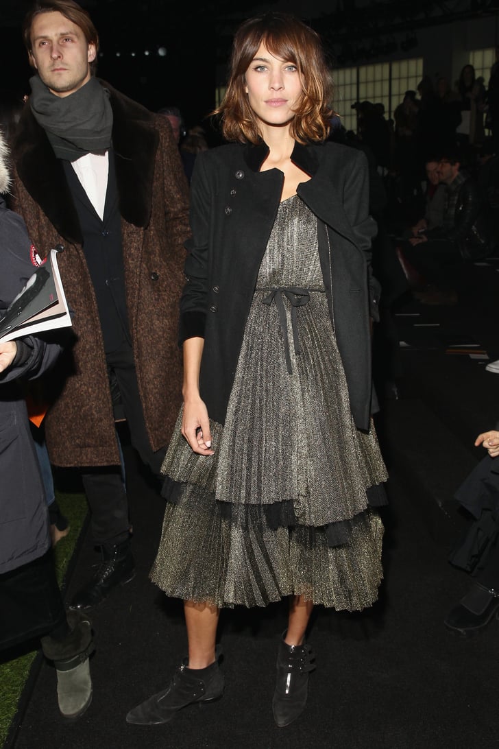 Alexa Chung at NYFW | Celebrities at Fashion Week Fall 2015 | POPSUGAR ...