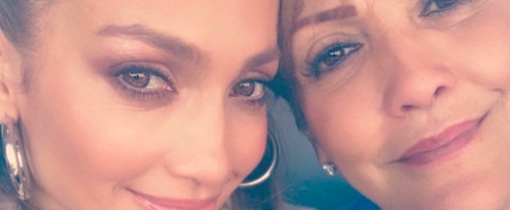 Jennifer Lopez and Her Mom Selfie August 2017